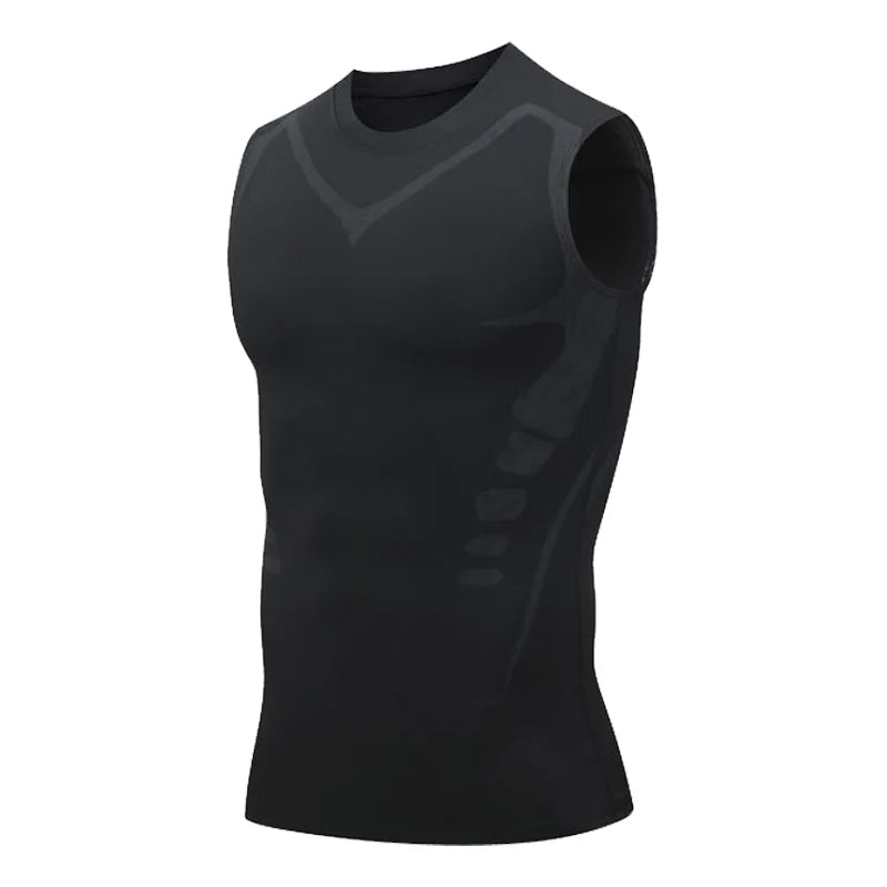 Men's Compression Shirt Short Sleeve Quick Dry Top - Fuzzy Sports