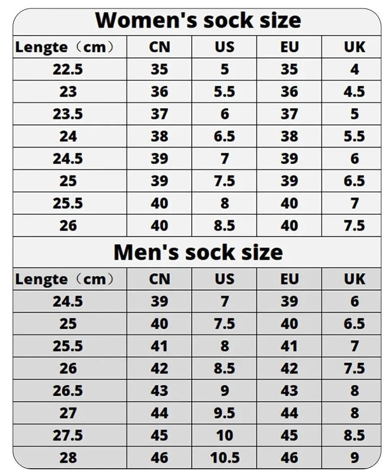 5 Pairs of MEN'S Sports Cotton Socks, Sweat Wicking and Breathable - Fuzzy Sports