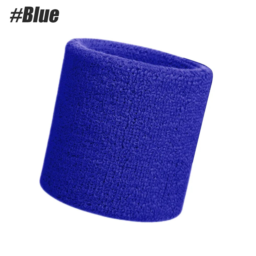 1Pcs Sweatband Sports Wristband for Men & Women, Cotton Cloth Sweatband - Fuzzy Sports