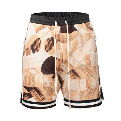 Floral loose shorts beach shorts - Fuzzy Sports