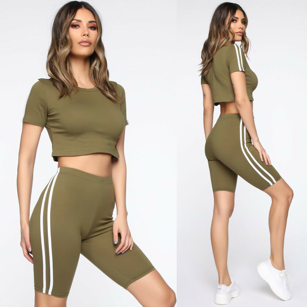 Striped two-piece sportswear - Fuzzy Sports