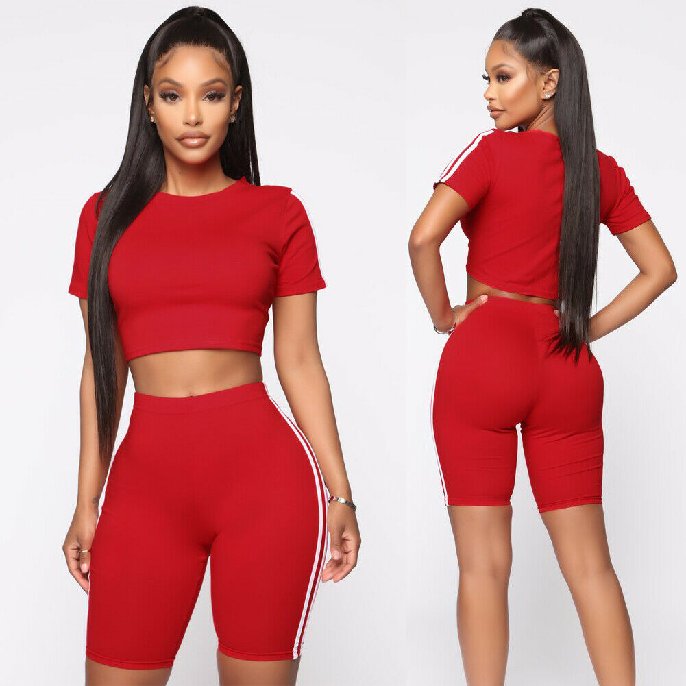 Striped two-piece sportswear - Fuzzy Sports