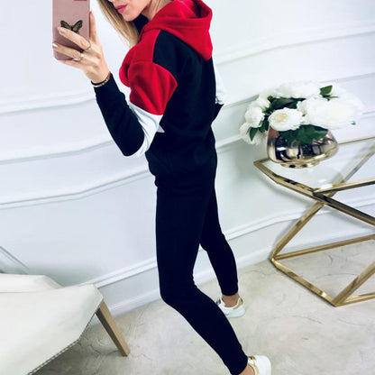 Women's Sportswear Women's Sportswear Fashion Autumn Hooded Casual Suit Tracksuit Women - Fuzzy Sports