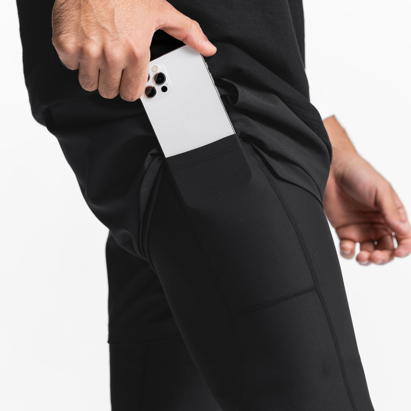 Stretch Breathable Outdoor Training Double Layer Shorts