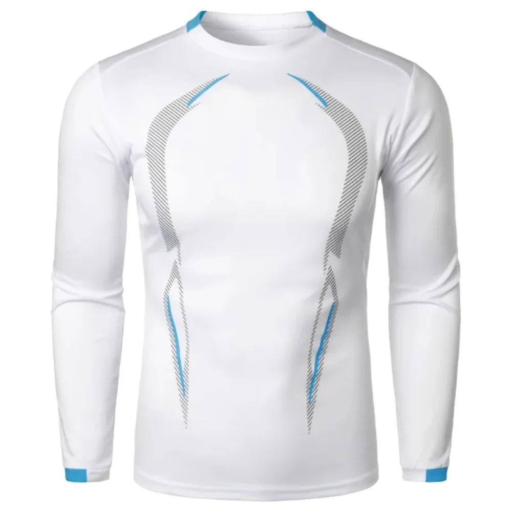 Autumn Men's Long Sleeve Quick Dry T-shirt Lightweight Breathable