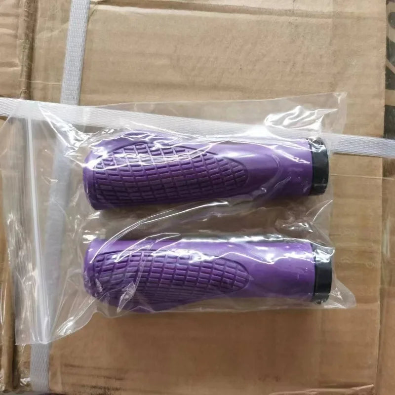 Set Ultra-light Cycling Bike Mountain Bike Folding Handlebar Set Non-slip Grip Bike Side Lock Handlebar Set