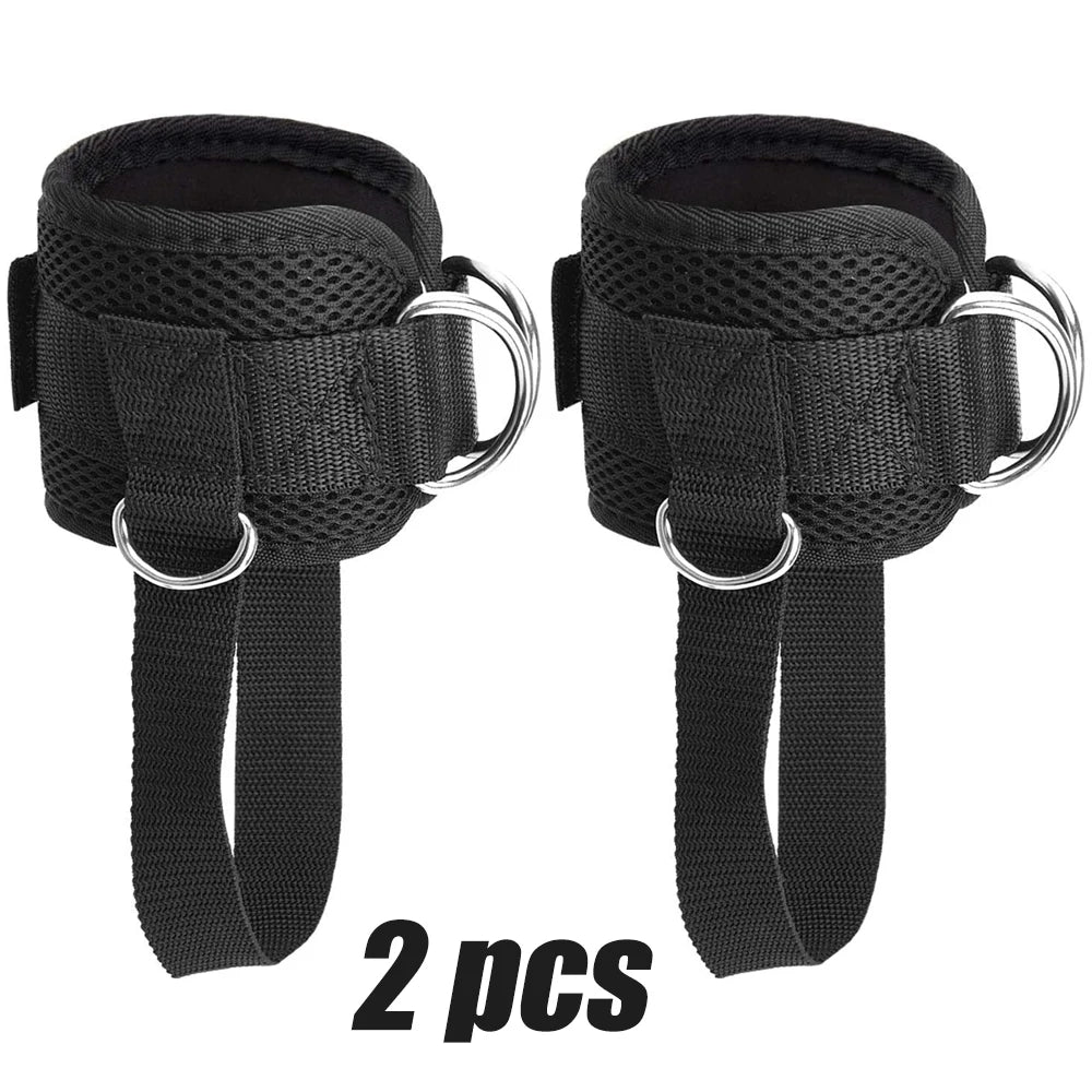 1PCS/2PCS Ankle Straps for Cable Machines Kickbacks - Adjustable Comfort Ankle Cable Attachments for Gym Ankle Cuff Women Men
