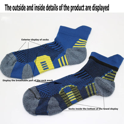 3Pair Fitness Sports Socks Non-Slip Men Women - Fuzzy Sports