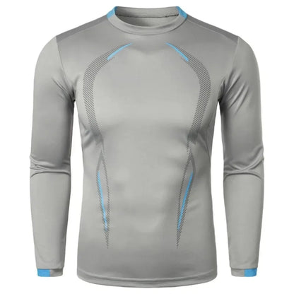 Autumn Men's Long Sleeve Quick Dry T-shirt Lightweight Breathable