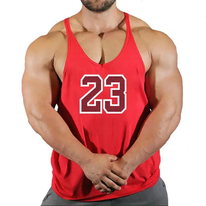Mens Sleeveless Singlet Vest Gym Top - Fuzzy Sports