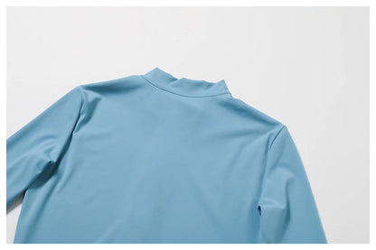 Women's Outdoor Running Fitness Wear Set Long sleeved Single Piece Top And Shorts - Fuzzy Sports