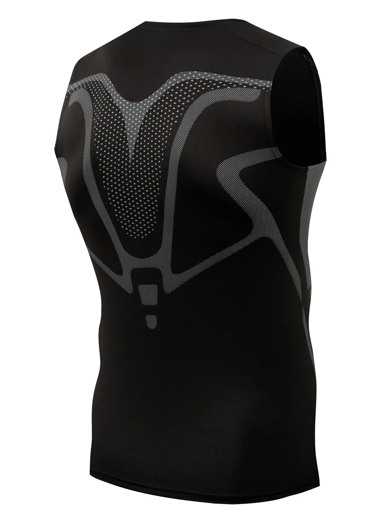 Mens Sleeveless Sports Vest Compression Wear - Fuzzy Sports