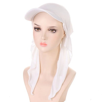 Summer Sport Outdoor Caps for Women Headscarf Hijabs Islamic Clothing for Women Baseball Hat Fashion Hat Hijab