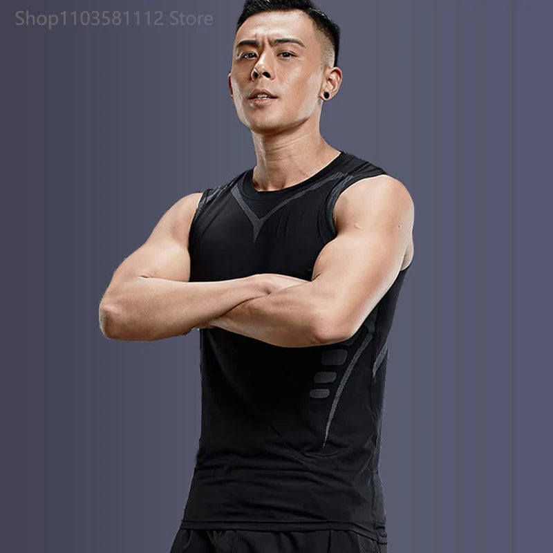 Men's Compression Shirt Short Sleeve Quick Dry Top - Fuzzy Sports