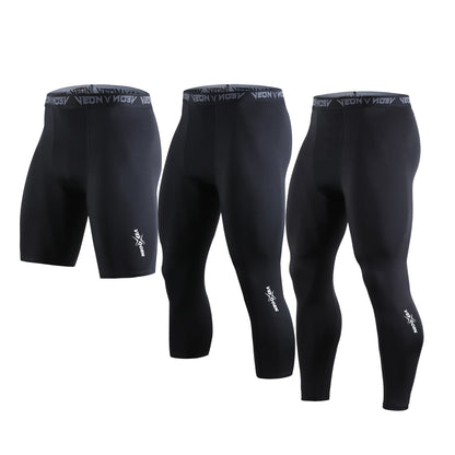 Mens Compression Pants Leggings Sports Baselayer Tights