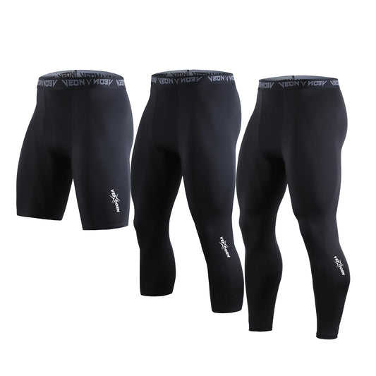 Mens Compression Pants Leggings Sports Baselayer Tights