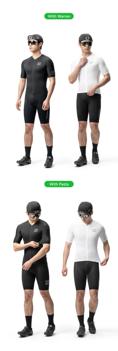 ROCKBROS Cycling Jersey Short Sleeve Windproof Shirt Bike Sports Shirt Breathable Reflective Summer Shirt with YKK Zipper