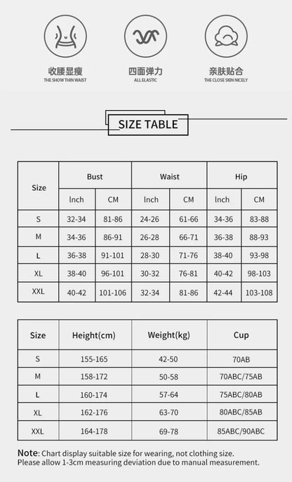 Women One-piece Short Leg Swimsuit Long Sleeved