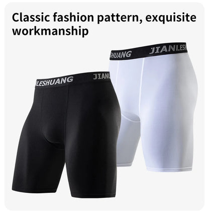 1/5 Pcs Men's Plus Black And White Sports Underwear - Fuzzy Sports