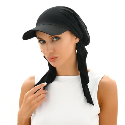 Summer Sport Outdoor Caps for Women Headscarf Hijabs Islamic Clothing for Women Baseball Hat Fashion Hat Hijab
