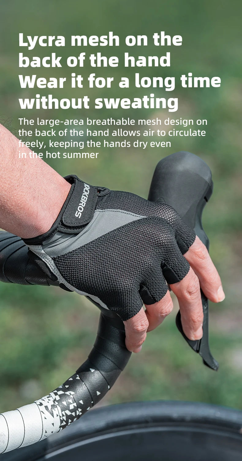 ROCKBROS Bike Full Finger MTB Road Bicycle Gloves Men Women Spring Summer Breathable Cycling Gloves