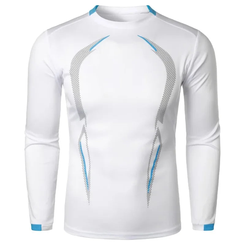 Autumn Men's Long Sleeve Quick Dry T-shirt Lightweight Breathable