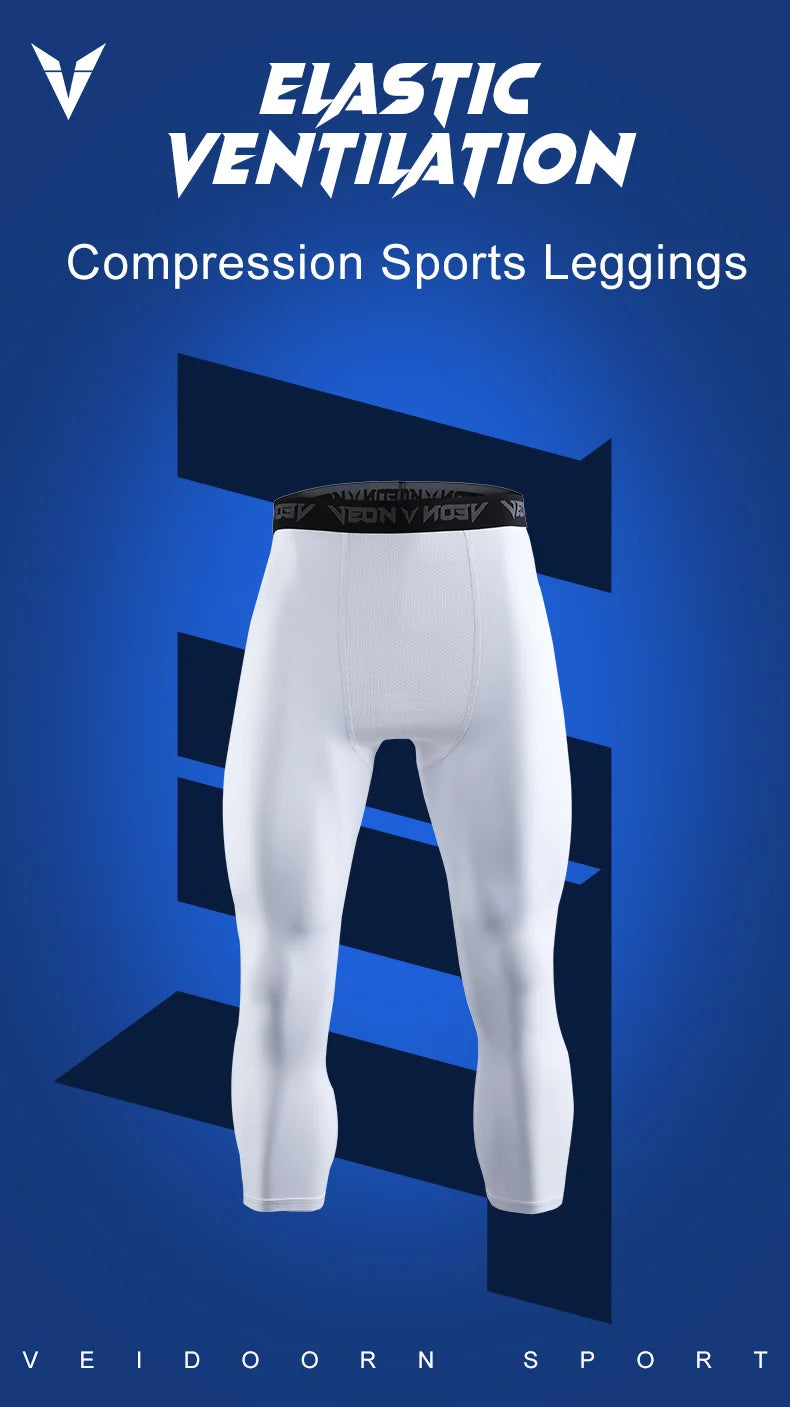 Mens Compression Pants Leggings Sports Baselayer Tights