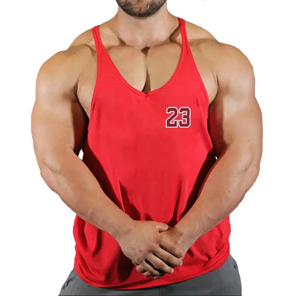 Mens Sleeveless Singlet Vest Gym Top - Fuzzy Sports