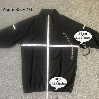 2025 White Men Running Jackets Gym Zipper Sport Jacket Training Fitness Casual Running Sportswear