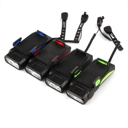 1PCS 4-in-1 Mobile Phone Holder Headlight Horn Convenient Portable Bicycle USB Charging Light Bicycle Accessories Dropshipping