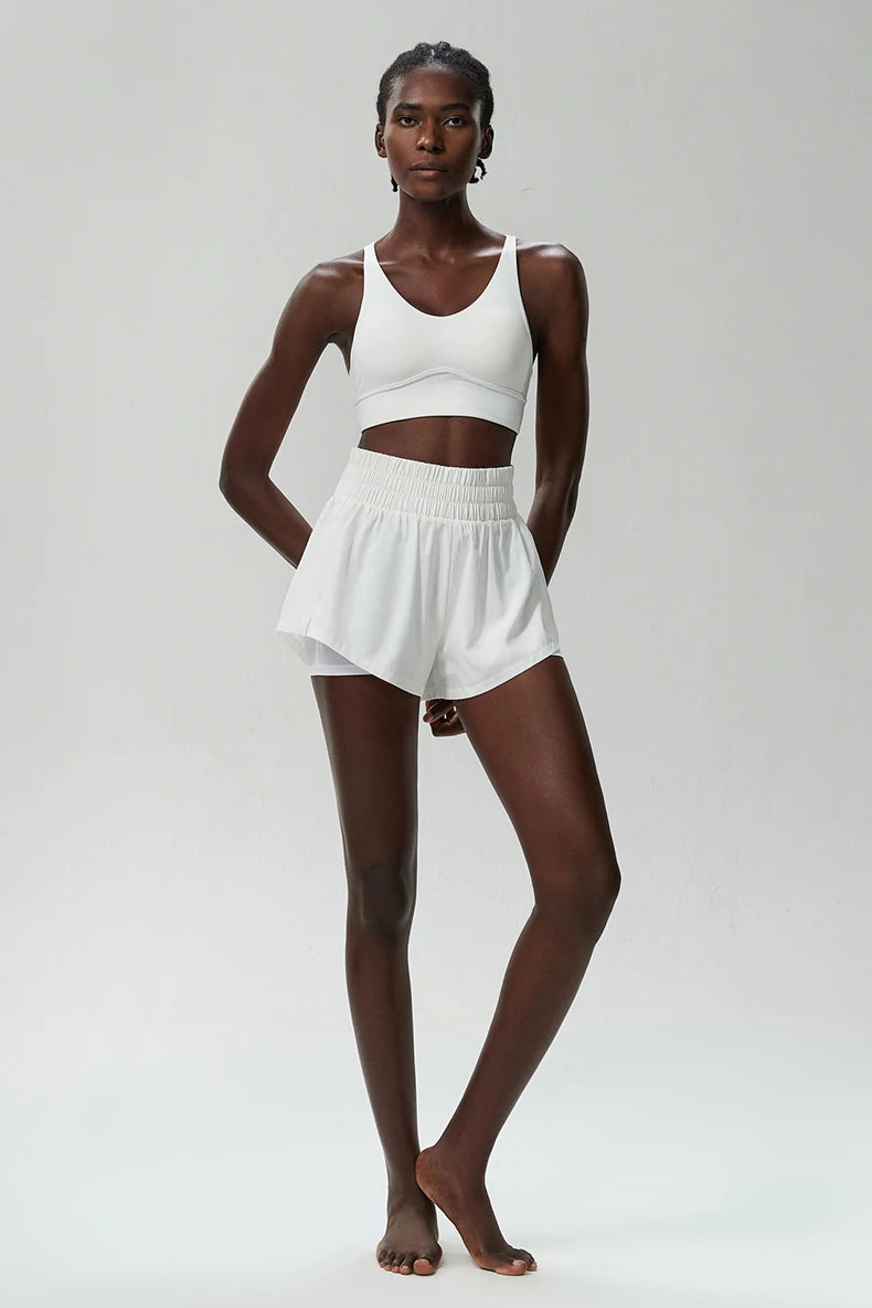 Womens Two Piece Summer Sportswear Fitness Set - Fuzzy Sports