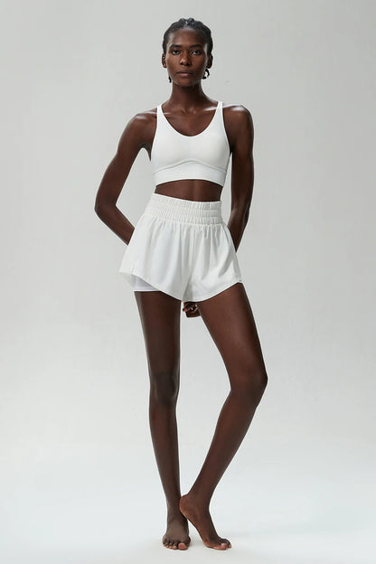 Womens Two Piece Summer Sportswear Fitness Set - Fuzzy Sports