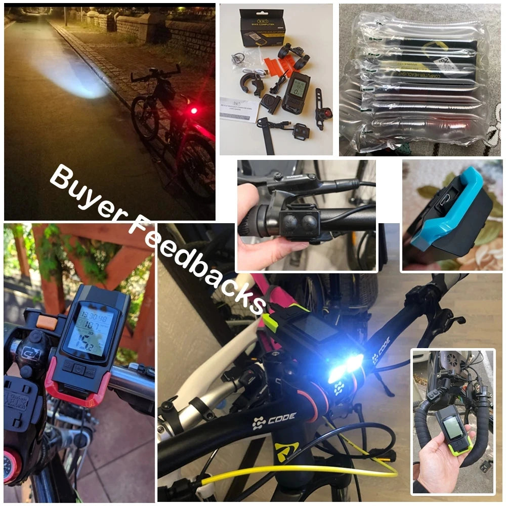 4 Mode USB Bike Light Lamp Bicycle Computer 3 Mode Horn Flashlight Cycle Bike Speedometer Led Front Lights Cycling Headlight - Fuzzy Sports