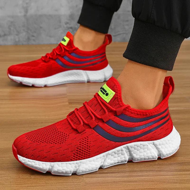 Mens Casual Sports Shoes Breathable Lightweight Sneakers Anti-slip Shoes - Fuzzy Sports