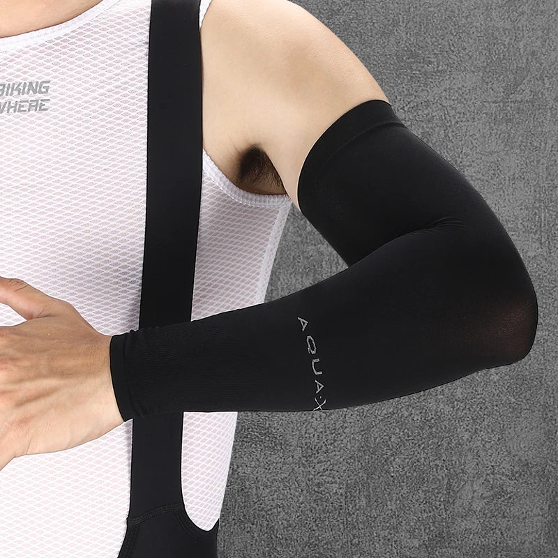 WEST BIKING Ice Silk Sports Arm Sleeves - Fuzzy Sports