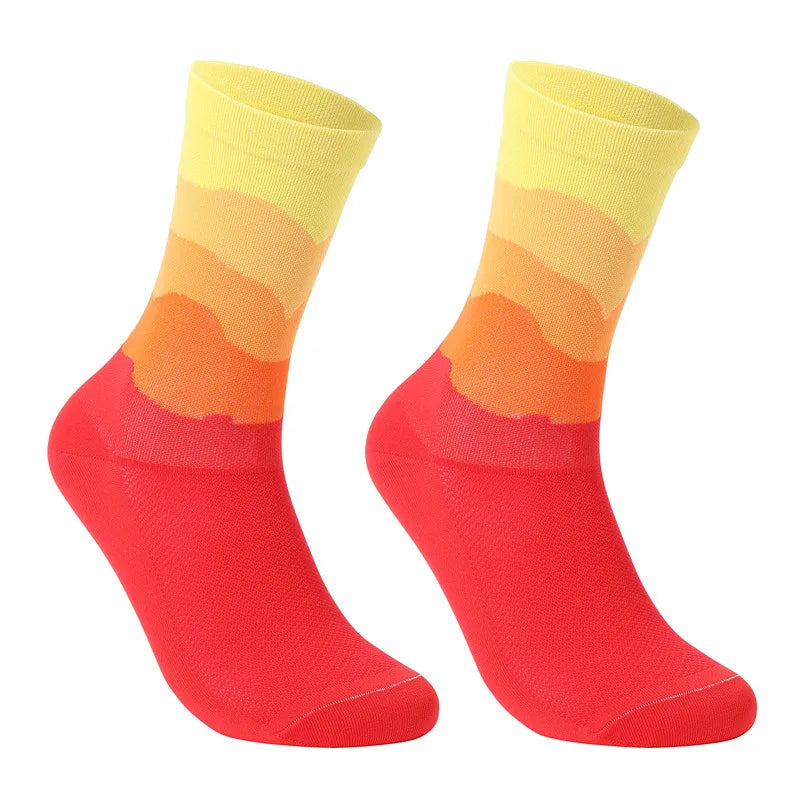 New Sport Socks Unisex Cycling Socks Men Outdoor Sports Socks Bike Footwear for Road Bike Socks Running Basketball Socks