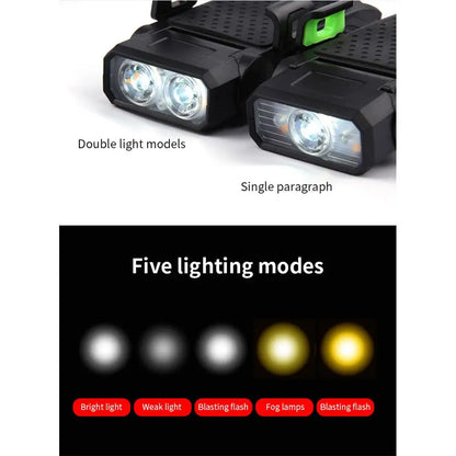 1PCS 4-in-1 Mobile Phone Holder Headlight Horn Convenient Portable Bicycle USB Charging Light Bicycle Accessories Dropshipping