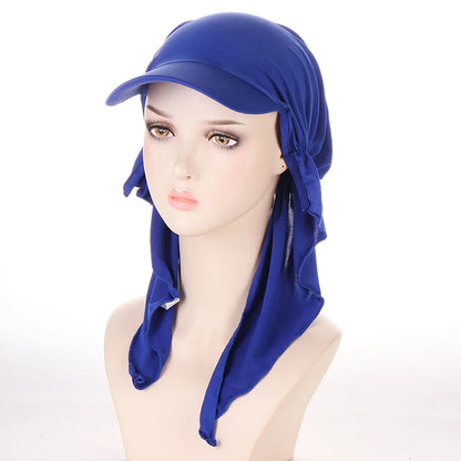 Summer Sport Outdoor Caps for Women Headscarf Hijabs Islamic Clothing for Women Baseball Hat Fashion Hat Hijab