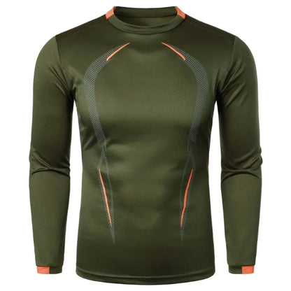 Autumn Men's Long Sleeve Quick Dry T-shirt Lightweight Breathable