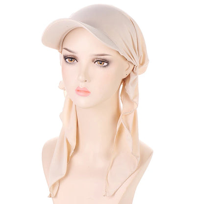 Summer Sport Outdoor Caps for Women Headscarf Hijabs Islamic Clothing for Women Baseball Hat Fashion Hat Hijab