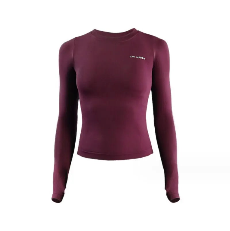 Long Sleeve Yoga Sport Top Womens