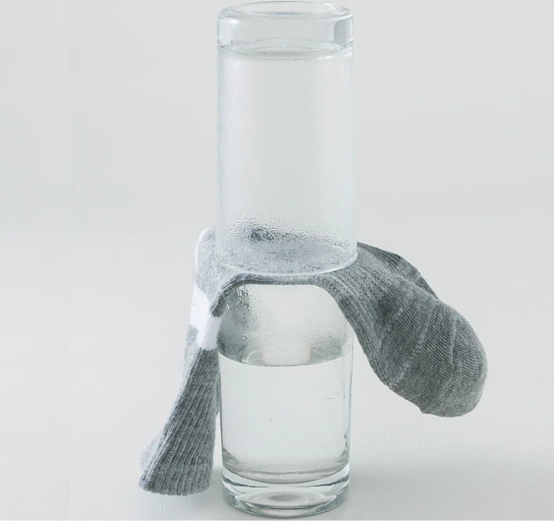 5 Pairs of MEN'S Sports Cotton Socks, Sweat Wicking and Breathable - Fuzzy Sports