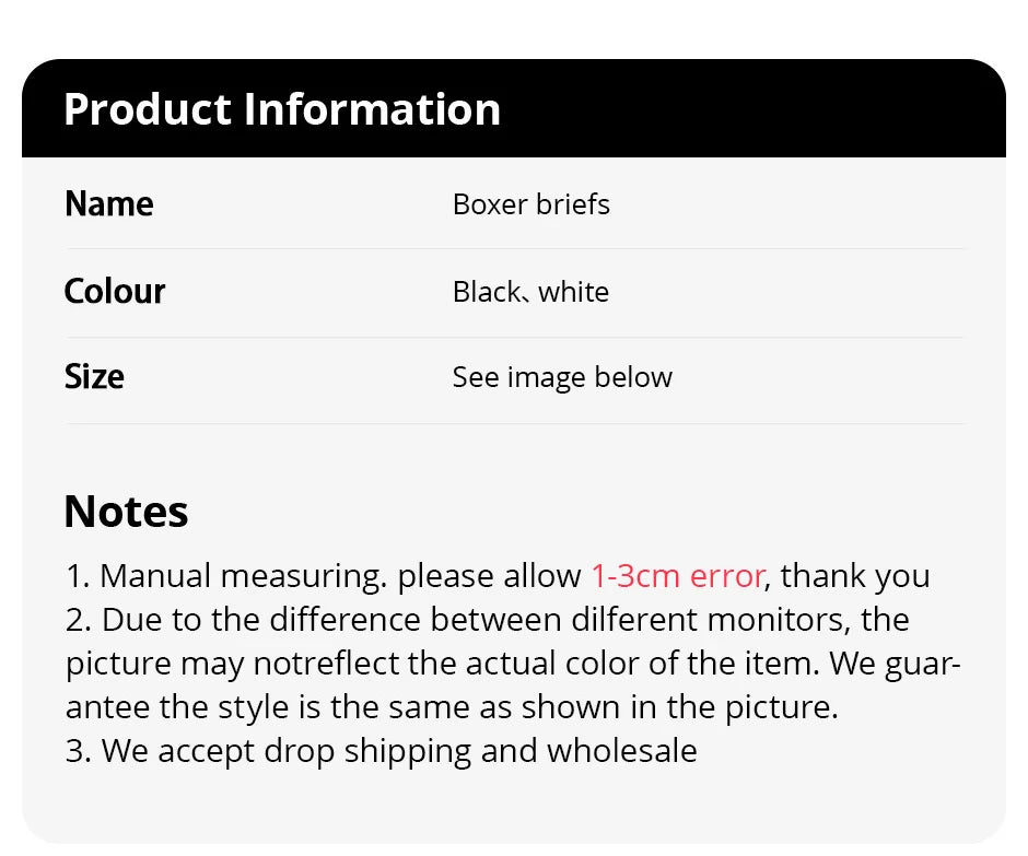 1/5 Pcs Men's Plus Black And White Sports Underwear - Fuzzy Sports