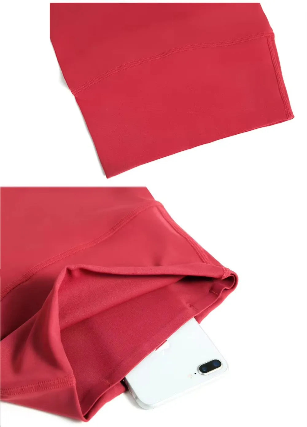 Womens Two Piece Gym Sports Crop Top and Leggings Outfit Nude Feel - Fuzzy Sports