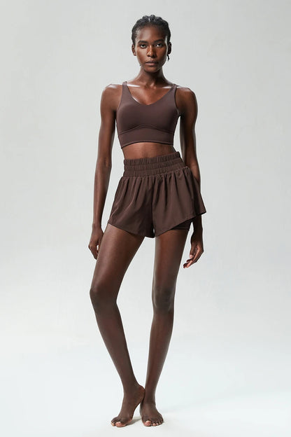 Womens Two Piece Summer Sportswear Fitness Set - Fuzzy Sports