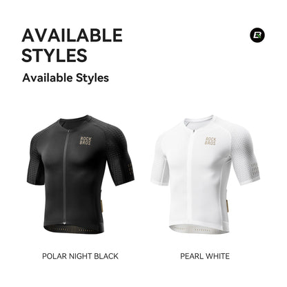 ROCKBROS Cycling Jersey Short Sleeve Windproof Shirt Bike Sports Shirt Breathable Reflective Summer Shirt with YKK Zipper