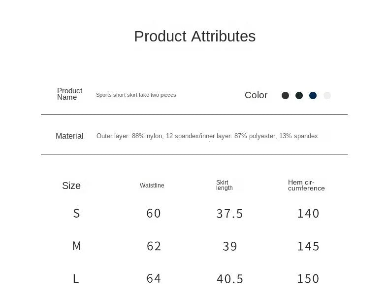 Womens High-waisted Fitness Tennis Running Quick-drying Skort - Fuzzy Sports