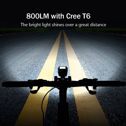 4 Mode USB Bike Light Lamp Bicycle Computer 3 Mode Horn Flashlight Cycle Bike Speedometer Led Front Lights Cycling Headlight - Fuzzy Sports
