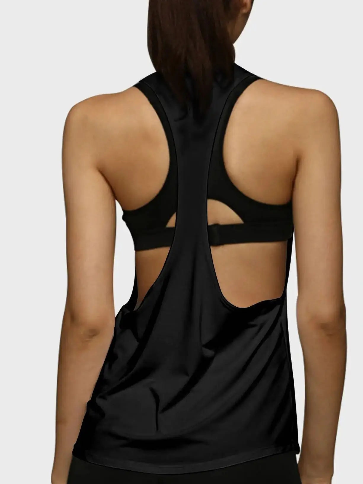 Women's Sports Fitness Vest T-shaped Quick Drying Slim Sleeveless - Fuzzy Sports