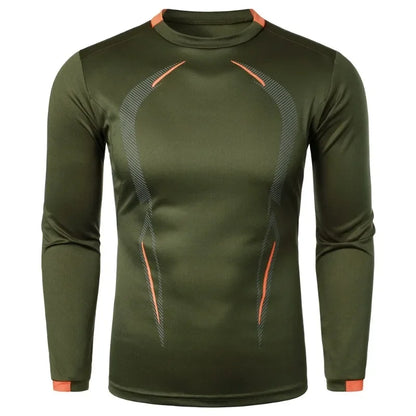 Autumn Men's Long Sleeve Quick Dry T-shirt Lightweight Breathable